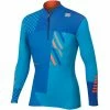 T-shirts Techniques SPORTFUL SQUADRA RACE JERSEY BRILLANT BLUE 21 Bleu -Vêtements hiver Homme Soldes 9 86695 squadra race jersey brillant blue 0420543 448 01