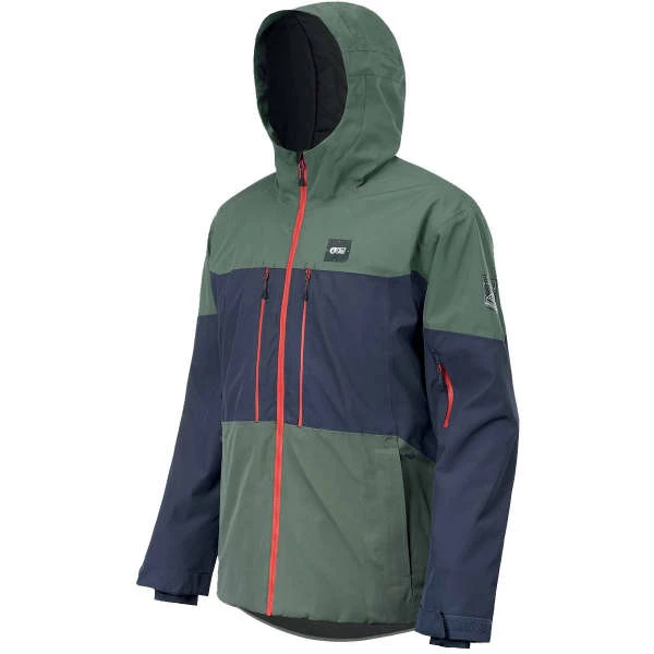 Vestes De Ski PICTURE OBJECT JKT DARK BLUE LYCHEN GREEN 22 Bleu / Vert 3 Vestes De Ski PICTURE OBJECT JKT DARK BLUE LYCHEN GREEN 22 Bleu / Vert