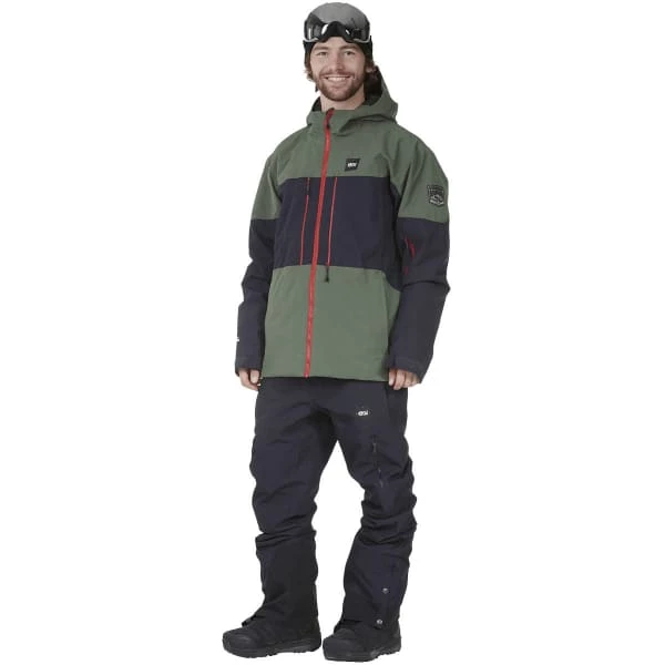 Vestes De Ski PICTURE OBJECT JKT DARK BLUE LYCHEN GREEN 22 Bleu / Vert 5 Vestes De Ski PICTURE OBJECT JKT DARK BLUE LYCHEN GREEN 22 Bleu / Vert – Image 3