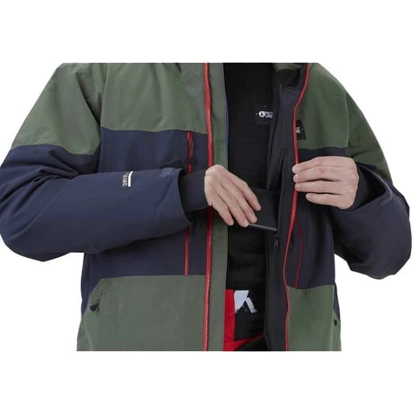 Vestes De Ski PICTURE OBJECT JKT DARK BLUE LYCHEN GREEN 22 Bleu / Vert 8 Vestes De Ski PICTURE OBJECT JKT DARK BLUE LYCHEN GREEN 22 Bleu / Vert – Image 6