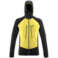 Vestes De Ski MILLET PIERRA MENT II JKT M BLACK/WILD LIME 22 Noir / Jaune