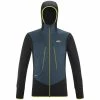 Vestes De Ski MILLET EXTREME RUTOR ALPHA COMPO ORION BLUE/FERN 22 Bleu / Noir -Vêtements hiver Homme Soldes 9 91002 miv7932 9451 01