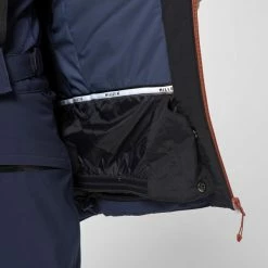 Vestes De Ski MILLET ROLDAL II JKT M KUMQUAT/SAPHIR 22 Jaune -Vêtements hiver Homme Soldes 9 91072 miv9219 9592 06