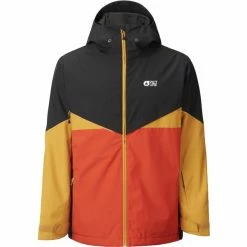 Vestes De Ski PICTURE STYLER JKT BLACK PUMPKIN RED 22 Orange / Marron / Noir