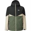 Vestes De Ski PICTURE STYLER JKT BLACK LYCHEN GREEN 22 Vert / Noir -Vêtements hiver Homme Soldes 9 91519 styler black lychen green mvt353 b 01