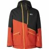 Vestes De Ski PICTURE ALPIN JKT BLACK/PUMPKIN RED 22 Rouge / Noir -Vêtements hiver Homme Soldes 9 91911 alpin jkt black pumpkin red mvt355 a 01
