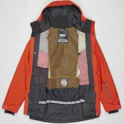 Vestes De Ski PICTURE PURE JKT PUMPKIN RED/BLACK 22 Jaune / Rouge / Noir 7 Vestes De Ski PICTURE PURE JKT PUMPKIN RED/BLACK 22 Jaune / Rouge / Noir -Vêtements hiver Homme Soldes 9 91914 pure jkt pumpkin red black mvt351 a 03