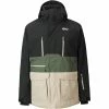Vestes De Ski PICTURE PURE JKT BLACK/LYCHEN GREEN 22 Noir / Beige -Vêtements hiver Homme Soldes 9 91915 pure jkt black lychen green mvt351 d 01