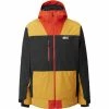 Vestes De Ski PICTURE LODJER JKT BLACK/GOLDEN YELLOW 22 Noir / Marron