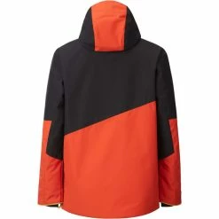Vestes De Ski PICTURE TRIFID JKT BLACK/PUMPKIN RED 22 Noir / Rouge -Vêtements hiver Homme Soldes 9 91919 trifid jkt black pumpkin red mvt350 a 02