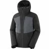 Vestes De Ski SALOMON HIGHLAND JKT M BLACK/EBONY 22 Gris / Noir -Vêtements hiver Homme Soldes 9 92169 highland jkt m black ebony lc1398600 01