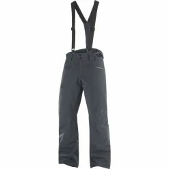Pantalons De Ski SALOMON FORCE PANT M EBONY 22 Gris