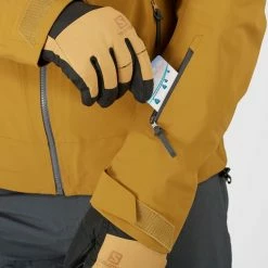 Vestes De Ski SALOMON OUTLAW 3L JKT M BRONZE BROWN 22 Marron -Vêtements hiver Homme Soldes 9 92178 outlaw 3l jkt m bronze brown lc1575600 04