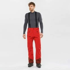 Pantalons De Ski SALOMON OUTLAW 3L PANT GOJI BERRY 22 Rouge -Vêtements hiver Homme Soldes 9 92180 outlaw 3l pant goji berry lc1576000 03