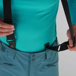 Pantalons De Ski SALOMON OUTLAW 3L PANT MALLARD BLUE 22 Bleu -Vêtements hiver Homme Soldes 9 92181 outlaw 3l pant mallard blue lc1576200 05