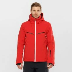 Vestes De Ski SALOMON BRILLIANT JKT M GOJI BERRY 22 Rouge 10 Vestes De Ski SALOMON BRILLIANT JKT M GOJI BERRY 22 Rouge -Vêtements hiver Homme Soldes 9 92183 brilliant jkt m goji berry lc1576600 03