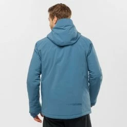 Vestes De Ski SALOMON HIGHLAND JKT M MALLARD BLUE 22 Bleu -Vêtements hiver Homme Soldes 9 92188 highland jkt m mallard blue lc1583000 02