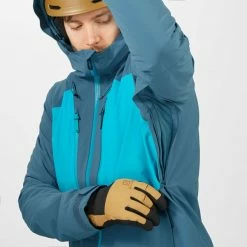 Vestes De Ski SALOMON HIGHLAND JKT M MALLARD BLUE 22 Bleu -Vêtements hiver Homme Soldes 9 92188 highland jkt m mallard blue lc1583000 05