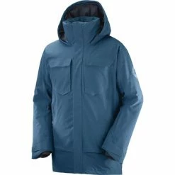 Vestes De Ski SALOMON STANCE CARGO JKT M MALLARD BL/HEATHER 22 Bleu
