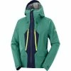 Vestes De Ski SALOMON OUTPEAK GTX 3L JKT M PACIFIC/NIGHT SKY 22 Vert -Vêtements hiver Homme Soldes 9 92203 outpeak gtx 3l jkt m pacific night sky lc1598600 01
