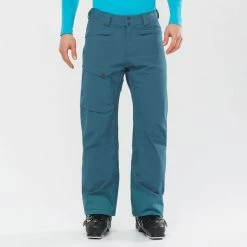 Pantalons De Ski SALOMON UNTRACKED PANT M LEGION BLU/MALLARD BL/H 22 Bleu -Vêtements hiver Homme Soldes 9 92220 untracked pant m legion blu mallard bl h lc1639700 03