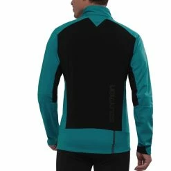 Vestes De Ski SALOMON GTX® PRO WS JKT M BARRIER REEF 21 Bleu / Noir -Vêtements hiver Homme Soldes 9 92414 gtx r pro ws jkt m barrier reef lc1615000 04