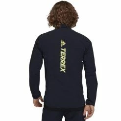 Vestes De Ski ADIDAS TX HYB INS JKT INK LEGEND 22 Bleu / Marron -Vêtements hiver Homme Soldes 9 93230 tx hyb ins jkt encre legende gq2293 06