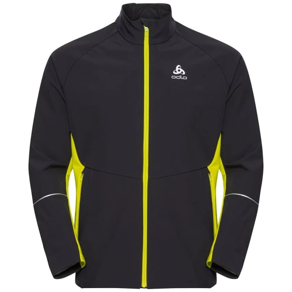 Vestes De Ski ODLO ENGVIK JACKET BLACK-EVENING PRIMROSE 22 Noir / Jaune 3 Vestes De Ski ODLO ENGVIK JACKET BLACK-EVENING PRIMROSE 22 Noir / Jaune