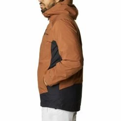 Vestes De Ski COLUMBIA LHOTSE III INTERCHANGE JACKET DARK AMBER BLACK 22 Marron / Noir -Vêtements hiver Homme Soldes 9 95895 lhotse iii interchange jacket dark amber black 1864256 242 04