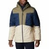 Vestes De Ski COLUMBIA WALLOWA PARK INTERCHANGE JKT ANT FOSSIL STONE GREEN, COLL NAVY 22 Bleu / Vert / Beige -Vêtements hiver Homme Soldes 9 95974 wallowa park interchange jkt ant fossil stone green coll navy 1957031 271 01