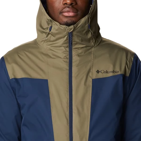 Vestes De Ski COLUMBIA WALLOWA PARK INTERCHANGE JKT ANT FOSSIL STONE GREEN, COLL NAVY 22 Bleu / Vert / Beige 4 Vestes De Ski COLUMBIA WALLOWA PARK INTERCHANGE JKT ANT FOSSIL STONE GREEN, COLL NAVY 22 Bleu / Vert / Beige – Image 2