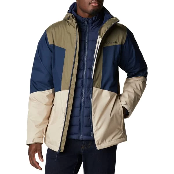 Vestes De Ski COLUMBIA WALLOWA PARK INTERCHANGE JKT ANT FOSSIL STONE GREEN, COLL NAVY 22 Bleu / Vert / Beige 8 Vestes De Ski COLUMBIA WALLOWA PARK INTERCHANGE JKT ANT FOSSIL STONE GREEN, COLL NAVY 22 Bleu / Vert / Beige – Image 6