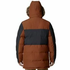Vestes De Ski COLUMBIA MARQUAM PEAK FUSION PARKA DARK AMBER BLACK 22 Marron / Noir -Vêtements hiver Homme Soldes 9 95978 marquam peak fusion dark amber black 1957493 242 04