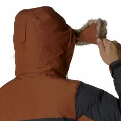 Vestes De Ski COLUMBIA MARQUAM PEAK FUSION PARKA DARK AMBER BLACK 22 Marron / Noir -Vêtements hiver Homme Soldes 9 95978 marquam peak fusion dark amber black 1957493 242 05