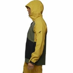 Vestes De Ski BLACK DIAMOND M RECON STRETCH SKI SHELL AMBER-TUNDRA-BLACK 23 Jaune / Vert / Noir -Vêtements hiver Homme Soldes 9 96358 m recon stretch ski shell amber tundra black apk6hi 9353 02