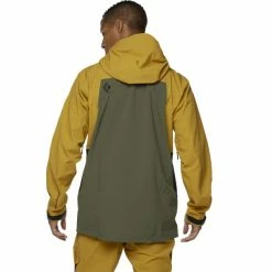 Vestes De Ski BLACK DIAMOND M RECON STRETCH SKI SHELL AMBER-TUNDRA-BLACK 23 Jaune / Vert / Noir -Vêtements hiver Homme Soldes 9 96358 m recon stretch ski shell amber tundra black apk6hi 9353 03