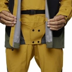 Vestes De Ski BLACK DIAMOND M RECON STRETCH SKI SHELL AMBER-TUNDRA-BLACK 23 Jaune / Vert / Noir -Vêtements hiver Homme Soldes 9 96358 m recon stretch ski shell amber tundra black apk6hi 9353 05