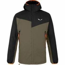 Vestes De Ski SALEWA M PELMO JKT BUNGEE COR 22 Noir / Marron