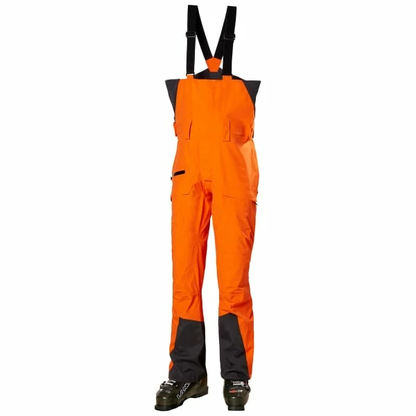 Pantalons De Ski HELLY HANSEN SOGN BIB SHELL PANT BRIGHT 22 Orange 3 Pantalons De Ski HELLY HANSEN SOGN BIB SHELL PANT BRIGHT 22 Orange