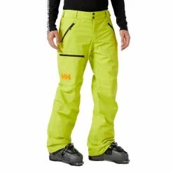 Pantalons De Ski HELLY HANSEN SOGN CARGO PANT SWEET LIME 22 Jaune -Vêtements hiver Homme Soldes 9 96695 sogn cargo pant sweet lime 65673 350 03