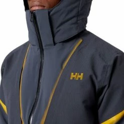 Vestes De Ski HELLY HANSEN FREEWAY JACKET SLATE 22 Gris -Vêtements hiver Homme Soldes 9 96704 freeway jacket slate 65740 984 06