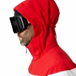 Vestes De Ski HELLY HANSEN BOSSANOVA PUFFY JKT NAVY 23 Bleu / Rouge -Vêtements hiver Homme Soldes 9 96720 bossanova puffy jkt navy 65781 597 05