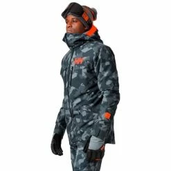 Vestes De Ski HELLY HANSEN GARIBALDI INFINITY JKT TROOPER CAMO 22 Gris -Vêtements hiver Homme Soldes 9 96725 garibaldi infinity jkt trooper camo 65786 593 03