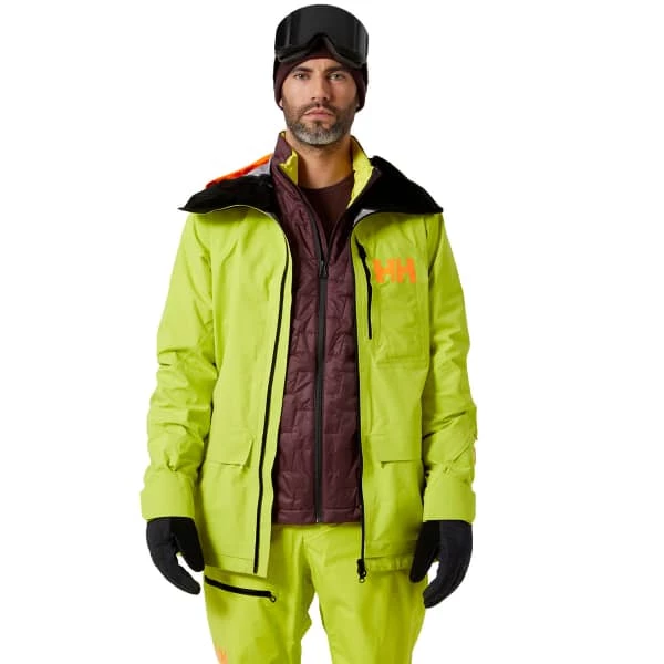 Vestes De Ski HELLY HANSEN RIDGE INFINITY SHELL JKT SWEET LIME 22 Jaune 7 Vestes De Ski HELLY HANSEN RIDGE INFINITY SHELL JKT SWEET LIME 22 Jaune – Image 5