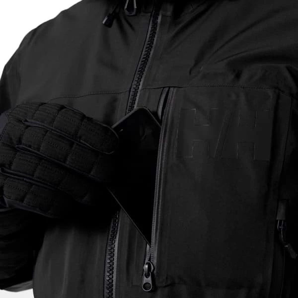 Combinaisons De Ski HELLY HANSEN ULLR CHUGACH INFINITY POWDER S BLACK 22 Noir 5 Combinaisons De Ski HELLY HANSEN ULLR CHUGACH INFINITY POWDER S BLACK 22 Noir – Image 4