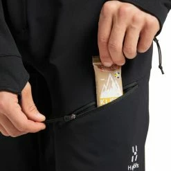 Pantalons De Ski HAGLÖFS DISCOVER TOURING PANT TRUE BLACK 22 Noir -Vêtements hiver Homme Soldes 9 97045 discover touring pant true black 605125 2c5 06