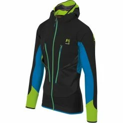 Vestes De Ski KARPOS PIZ PALU' JKT BLACK INDIGO BUNTING 22 Noir / Bleu / Vert