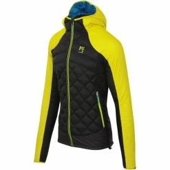Vestes De Ski KARPOS LASTEI ACTIVE PLUS JKT SULPHUR SPRING/BLACK 22 Noir / Jaune