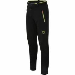 Pantalons De Ski KARPOS PIETENA PANT BLACK LIME GREEN 22 Noir