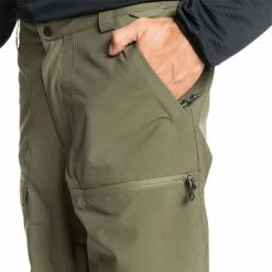 Pantalons De Ski QUIKSILVER UTILTY PT M SNPT CRE0 22 Vert -Vêtements hiver Homme Soldes 9 97179 utilty pt m snpt cre0 eqytp03140 cre0 03